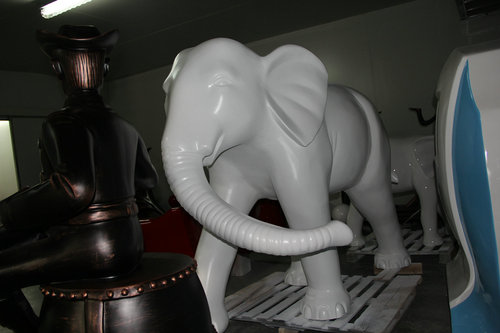 玻璃钢雕塑大象