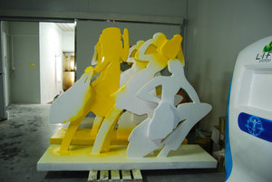 玻璃钢雕塑运动员