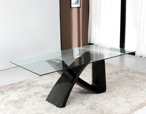 玻璃钢餐桌与玻璃